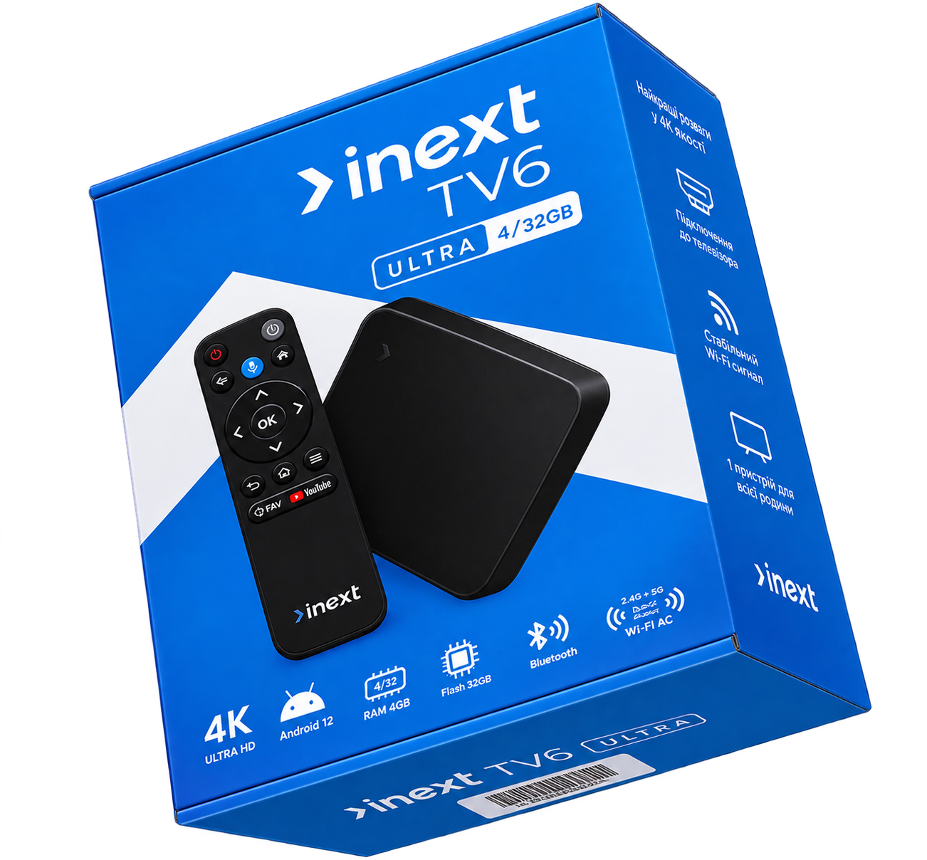 Медіаплеєр iNeXT TV6 Ultra